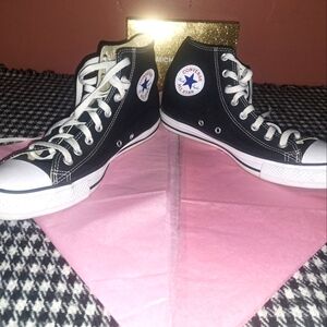 Converse Black and White High-Tops